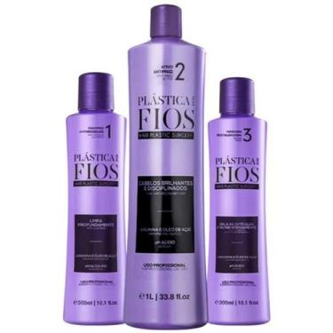 Imagem de Kit Cadiveu Professional Plástica Dos Fios (1L 2X 300Ml)