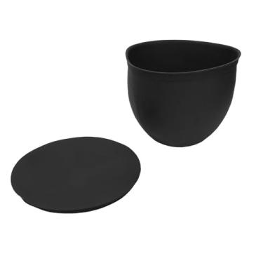 Imagem de SUNGOOYUE Forro de Tigela de Silicone, Material Antiaderente de Qualidade Alimentar, Calor de 40 ℃ a 240 ℃, Com Tampa, para KSM150 KSM180 KSM170 KSM160 KSM155 Cabeça Inclinada 5QT (BLACK)