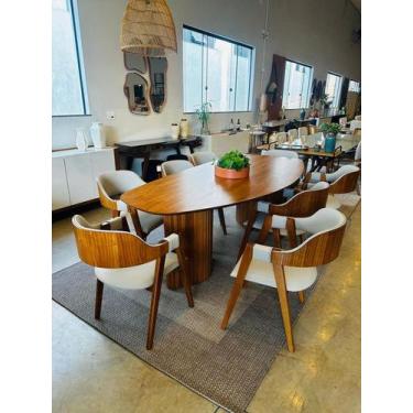 Imagem de Sala de Jantar Orgânico 8 Cadeiras Florença - Art Salas