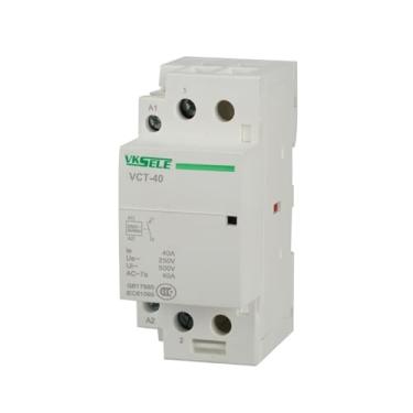 Imagem de BCH8/VCT 40A VCT-40 BCH8-40 Doméstico Magnético 24v 1P 1NO ou 1NC Tipos Modulares de Contator (AC110V NC)