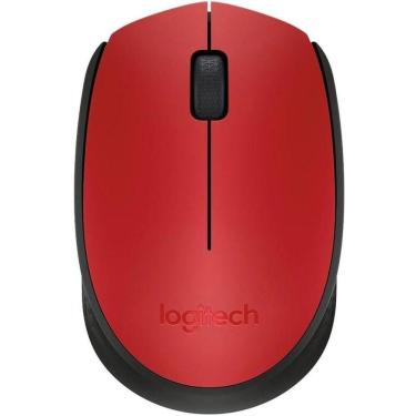 Imagem de Mouse Sem Fio Logitech M170 Vermelho