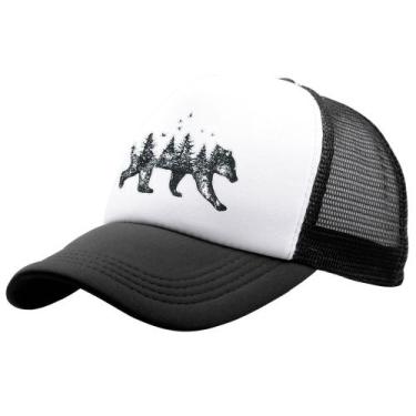 Imagem de Boné de beisebol Forest Bears Anime Summer Trucker para homens - yiwei