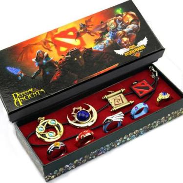 Imagem de Conjunto de joias Hook Shadow Talisman Dodges com pingente e anel - Yi