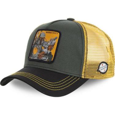 Imagem de Boné de beisebol Boba Fett Anime Snapback Hat de algodão 55-61cm - yiw