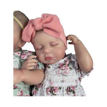 Imagem de Bonecas Reborn De Silicone Vinílico Realistas De 20 Polegadas, Gêmeas 