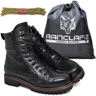 Imagem de Bota Coturno em Couro Nobuk Cano Alto Masculino-Masculino