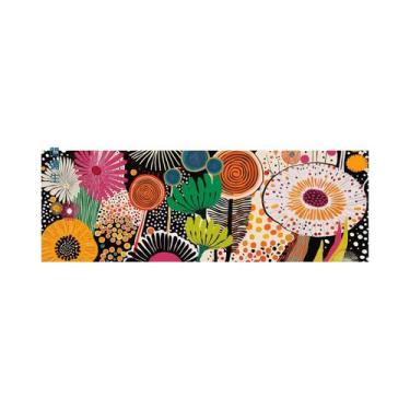 Imagem de Pintura Em Tela De Exposição De Flores Yayoi Kusama Arte De Parede Par