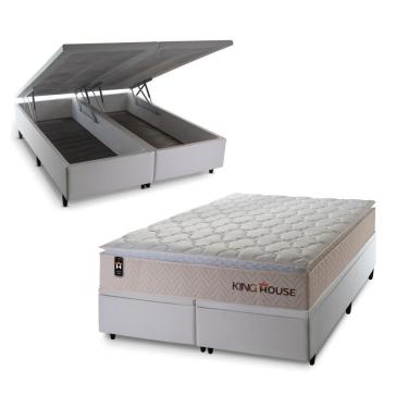 Imagem de Cama Box Baú Roma com Molas Ensacadas 193x203 King House