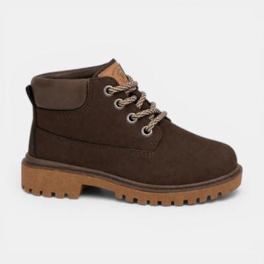 Imagem de Bota Molekinho Masculina Infantil Café, Cafe, 26