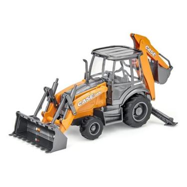 Imagem de Trator Retroescavadeira Mini Case - Usual - Usual Brinquedos