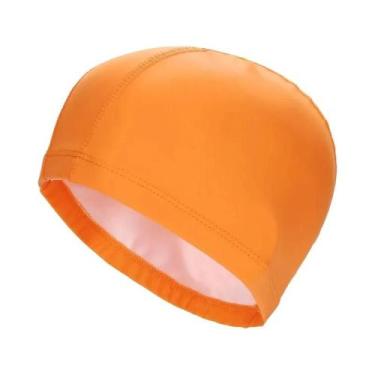 Imagem de Touca De Natação Impermeável Em Tecido PU plus Size Para Homens E Mulh