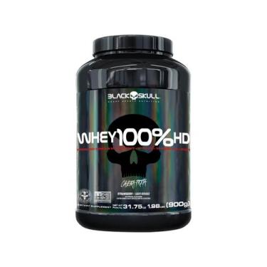Imagem de Whey Protein Concentrado Hidrolisado Isolado - Black Skull 100% HD 900