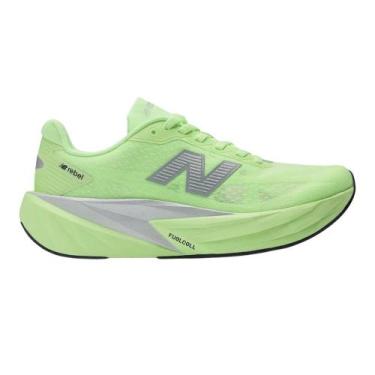 Imagem de Tênis New Balance Fuelcell Rebel V5 Feminino, Verde claro, 35