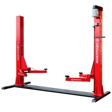 Imagem de Elevador automotivo 2,6 Toneladas vermelho trifásico - EC-2600 (220/38