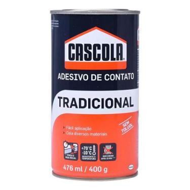 Imagem de Adesivo Contato Cola Sapateiro 400g Tradicional Cascola - HENKEL