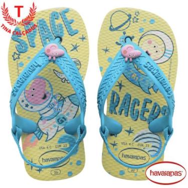 Imagem de Chinelo Havaianas Baby Infantil - Peppa Pig, Branco navajo, 17/18