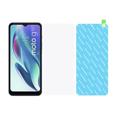 Imagem de Película Gel Frente + Verso + Capinha Compatível Moto G50 5G