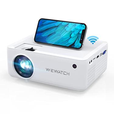 Imagem de Projetor WiFi portátil sem fio WEWATCH V10 com Bluetooth, Full HD 1080p, compatível com HDMI, VGA, TV Stick, iPhone e Android