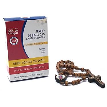 Imagem de Caixinha de Remédio com Terço das Santas Chagas