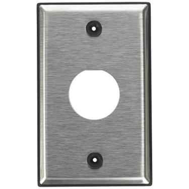 Imagem de Leviton D6710-1S1 Placa de parede industrial de aço inoxidável DuraPort de 1 porta