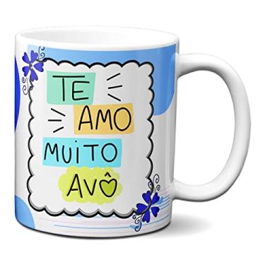 Imagem de Caneca Dia Dos Avós Presente Vovô Te Amo Muito Vô (Branca)