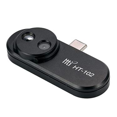 Imagem de Tingpai Termovisor inf vermelho externo multifuncional pa celular Display de tempe tu de ponto cent l pa celular Android Fer mentas multifuncionais com adaptador