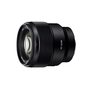 Imagem de Sony SEL-85F18 Lente de retrato focal fixa 85 mm F1.8 moldura completa adequada para A7, ZV-E10, A6000 e Nex Series, E-Mount Black
