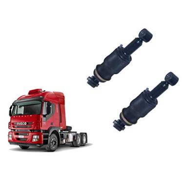 Imagem de PAR AMORTECEDOR CABINE PARA IVECO STRALIS TRASEIRO COM BOLSA