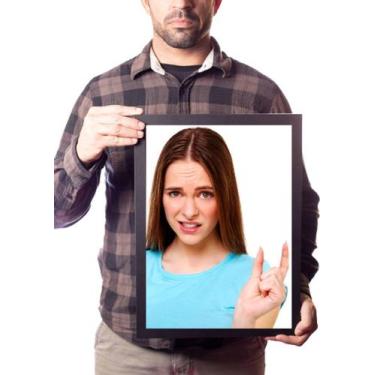 Imagem de Quadro Decorativo Banheiro Mulher Só Isso Mictório - Fanarte