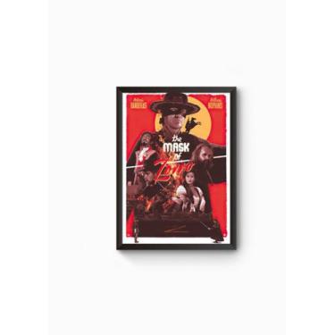 Imagem de Quadro Poster A Máscara Do Zorro - Fanarte