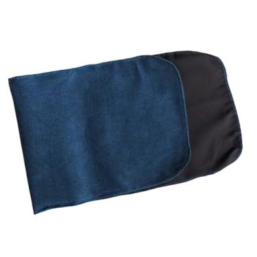 Imagem de menolana Pano de tampa de violino, cobertor de violino, acessórios de violino, pano de estojo de violino de veludo confortável para a prática de desempenho de, Azul Escuro