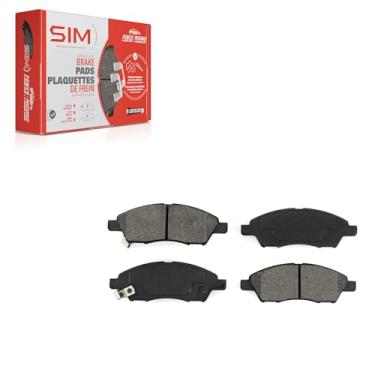Imagem de Pastilhas de freio a disco semimetálicas dianteiras SIM-1592 para Nissan Versa Note Micra