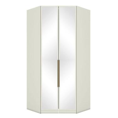 Imagem de Armário De Canto Closet 2 Portas Com Espelhos New Predileto Areia - Henn