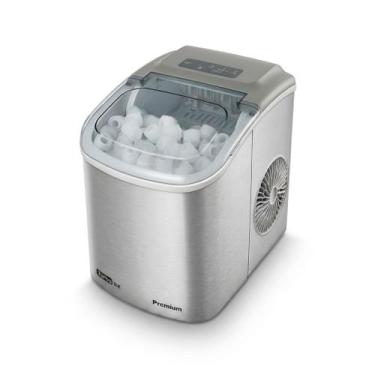 Imagem de Máquina de Gelo MG-12-GI Turbo 127V 60Hz para Produção Rápida de Gelo,