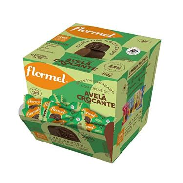 Imagem de Bombom com Recheio de Creme de Avelã Crocante Zero (Display com 18 Unidades de 15 Gramas)