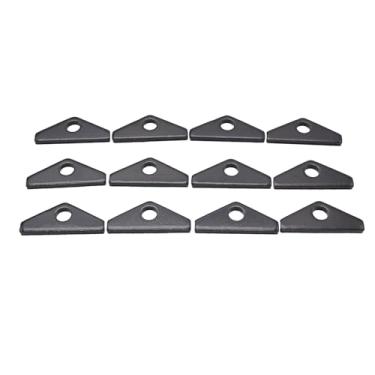 Imagem de YUCHENSHLP 12 peças/conjunto de tampa de válvula de aço mini aba compatível com motor SBF pequeno bloco Ford 289 302 351W, tampa de válvula preta abas de retenção