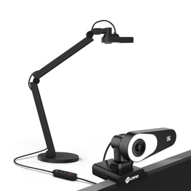 Imagem de JOYUSING Câmera de documentos V600 12MP USB com 40 luzes LED, webcam 4K com foco automático , para projeção em tempo real, webconferências, ensino à distância, ensino remoto – Mac, Windows,