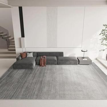 Imagem de Tapete verde simples e luxuoso leve, cobertura total, alta qualidade, sensação de cor sólida, escritório (80 x 160 cm, 2,6 x 5,3 pés/FSXB125)