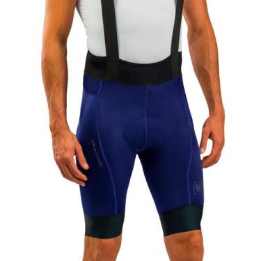 Imagem de Bretelle de Ciclismo Free Force Training Masculino, P, Azul