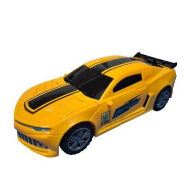 Imagem de Carro Que Vira Super Robô Amarelo - ToyKing TK1588