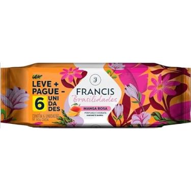Imagem de Pack Sabonete Barra Francis Brasilidades Manga Rosa 80g - 6 Unidades