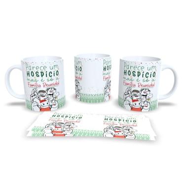 Imagem de Caneca Gente Que Ama Panetone, Cerâmica Branca, Design Natalino com Ilustração Divertida, Decoração para Festas (9)