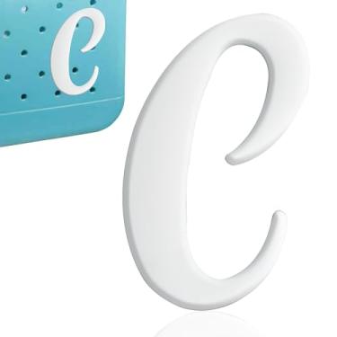 Imagem de CTOHN Berloques de letras para bolsa Bogg, acessórios decorativos de inserção de letras do alfabeto para bolsa de praia, Plástico, Sem Pedra Preciosa