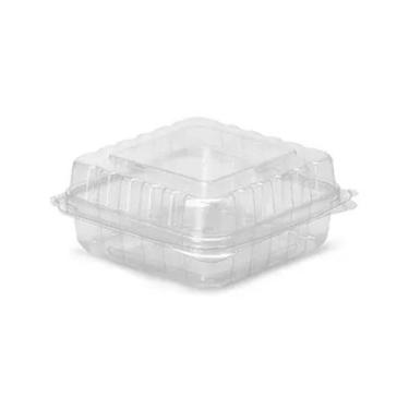 Imagem de Embalagem Pote Quadrado Para Bolo 300ml 10 Unidades - Galvanotek