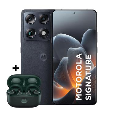 Imagem de Kit smartphone motorola signature e fone moto buds loop