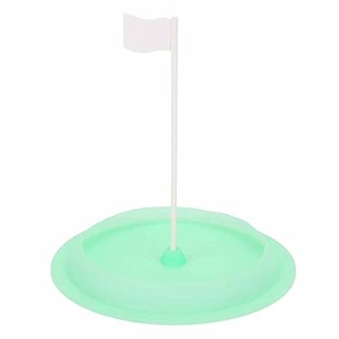 Imagem de Putter Hole, acessório de treinamento para todas as direções, portátil, ecológico, com bandeira-alvo de plástico para ambientes externos e internos