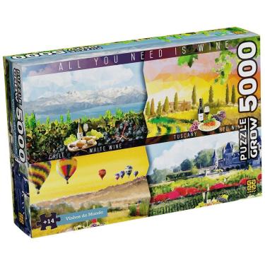 Novo Quebra Cabeça Puzzle Monte Fuji 5000 Peças Grow 03464 - Quebra Cabeça  - Magazine Luiza