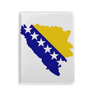 Imagem de Diário de capa macia com a bandeira nacional da Bósnia e Herzegovina
