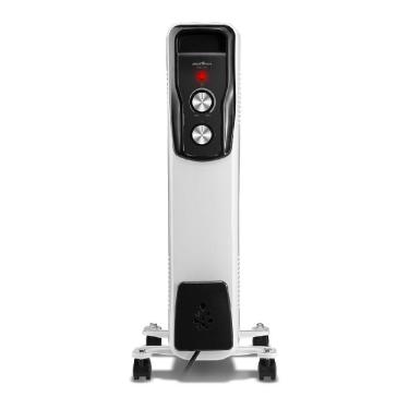 Imagem de Aquecedor À Óleo Britânia c/ Controle de Temperatura BAQ1720B 1500W Branco