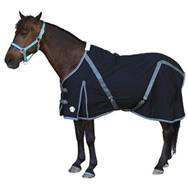 Imagem de T TEKE Lençol de lona de cavalo de luxo para conforto e limpeza no estábulo ou como um forro de cobertor. (intervalo de 129 a 221 cm, incluindo mini cavalo)